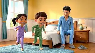 Shh… Let’s Wake Up Mom and Dad | English for Kids & Beginners