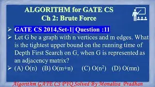 GATE CS 2014,Set-1| Q11:Let G be a graph with n vertices and m edges. What is the tightest upper ..