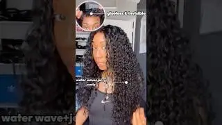 this water curly mixed texture wig giving scalp!! more discount enter @UNice01 shop #wigs #unice