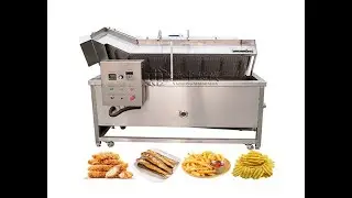Amall continuous fryer/Continuous fryer/industrial fryer machine/Fryer chips machine