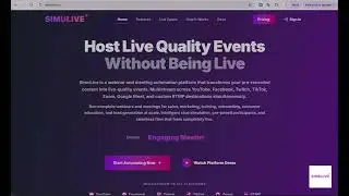 Welcome to SimuLive | Host Live Quality Events Without Being Live