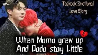 When Mama Grew Up and Dada Stayed Little | Taekook Emotional Angst FF | Top Tae | Requested #taekook