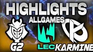 G2 ESPORTS VS KARMINE CORP ALLGAMES HIGHLIGHTS LEC 2025 WINTER SEASON - LEAGUE OF LEGENDS - FINAL