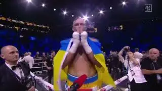 ANTHONY JOSHUA CRIES AND TRIES TO FIGHT A FAN 😱 FULL MENTAL BREAKDOWN POST FIGHT SPEECH