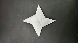 How to Make a Paper Ninja Star ⭐ | Origami Shuriken Tutorial (Easy) #origami #trending #viral #diy 