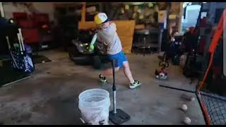 Tee Work with the Lousiville Slugger 718 Select -5 USA