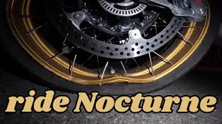 Ride moto impr&eacute;vu de nuit : bu&eacute;e, gal&egrave;re, jantes pli&eacute;es&hellip; et un bar pour finir