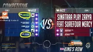 Overwatch - Sinatraa Plays Zarya feat Clutch Surefour Mercy