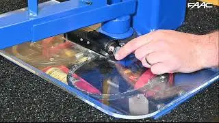 FAAC S800 hydraulic manual release quick guide