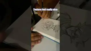 Drawing Goku using the Pentel Graph Gear 500 mechanical pencil #animedrawing #review