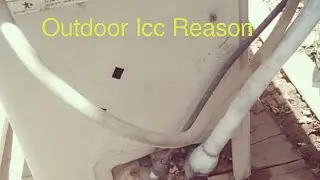 Ac outdoor Pipe Icc reason- Ac k mote pipe p burf kuo ati hain