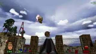 Brutal Doom v21 Cooperative Extermination Day EDAY13 Death Cargo Brutal Gameplay - 1440p