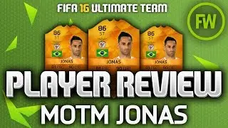 FIFA 16 MOTM JONAS (86) STRIKER PLAYER REVIEW (FIFA 16 ULTIMATE TEAM)