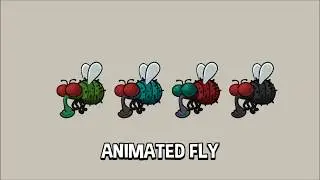 fly game asset animation preview