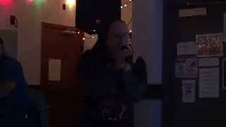 Ritchie Michael singing Heaven by Warrant at The Elks Lounge in Parkersburg, WV on December 12, 2025