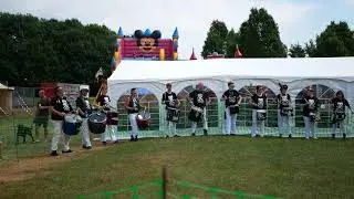 Skull Drummery 1 at Lewes Borough Bonfire Society Summer Fete 2018