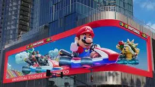 SUPER NINTENDO WORLD&trade; 3D Billboard