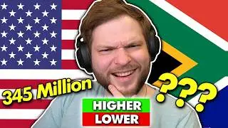 I played EVERY geography Higher or Lower game