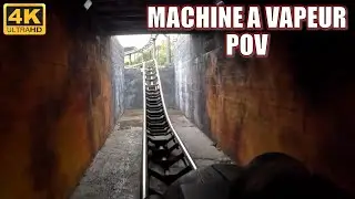 Machine a Vapeur POV (4K 60FPS), Jardin d'Acclimatation Soquet Powered Coaster | Non-Copyright