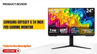 Samsung Odyssey G24 Gaming Monitor Review | 180Hz, 1ms, FreeSync, Black Equalizer | Best FHD Monitor