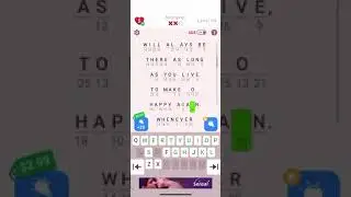Last part of solving level 34 on cryptogram