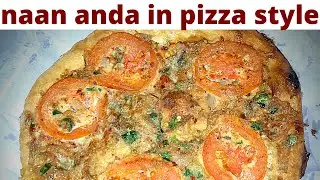 naan anda in pizza style |how to make naan anda |naan anda by pindi food|#short video