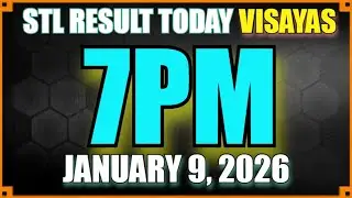 Stl Results Today 7pm VISAYAS January 9, 2026