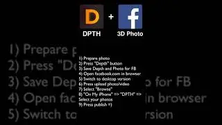 DPTH 3d photo export to FB