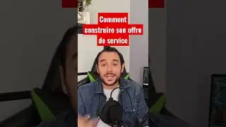 Construire son offre de Productized Service