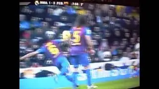 Bar&ccedil;a vs Madrid - Gol de Xavi Hernandez goal HD - Celebration Lionel Messi Falta Ronaldo Benzema