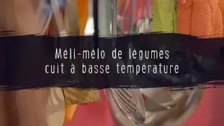 M&eacute;li-m&eacute;lo de l&eacute;gumes cuit &agrave; basse temp&eacute;rature - recette de cuisine facile et rapide