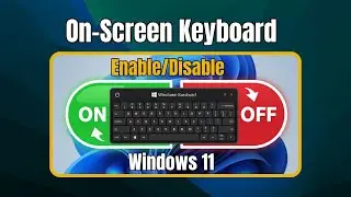 Экранная клавиатура Windows 11: как включить или отключить (все методы!)
