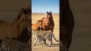 Will the horse successfully fight back against the wild storm #horses #nature #wildlife