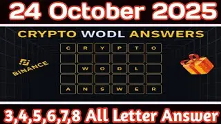 Binance Word of the Day Answer Today 24 October 2025 | Futures Trading theme | All Latter Answer