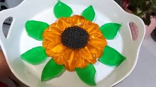 Sunflower Jelly Cake | shorts and easy