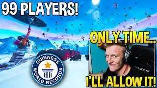 TFUE *SHOCKS* EVERYONE BY ALLOWING 99 STREAM SNIPERS IN HIS LOBBY! - Fortnite Moments