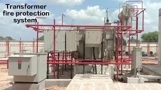 (Transformer Fire Protection System) #electricalfire #firesafety #firesuppression #transformers