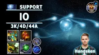 Io Hard Support | 7.32e | Handsken Pos 5 io Play | Dota 2 Immortal Gameplay
