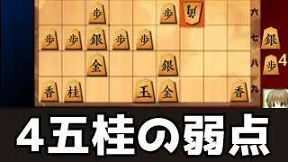 これだけは絶対にやめて…4五桂馬の弱点を狙われた