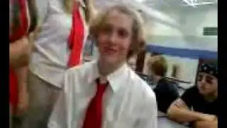 Nick Getting His Hair Done