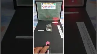 The angle of deviation on using a hollow prism filled with different transparent fluids #hollowprism