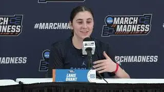 UNC's Indya Nivar, Reniya Kelly, Lanie Grant and Courtney Banghart press conference Sunday #UNC