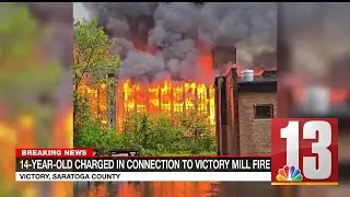 14-year-old child charged in huge Victory Mill fire