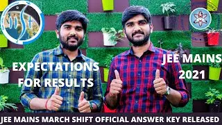 JEE Main March Shift - Official Answer Key Out | Expectations for result #jeemainsmarch #shorts