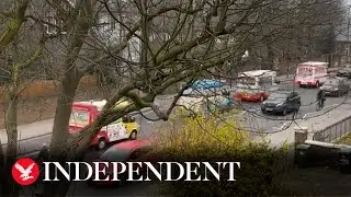 Parade of ice cream vans honour fellow seller in touching funeral procession