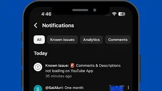 Known issue: Comments & Descriptions not loading on YouTube App
