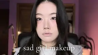 🩶 trying a hurt makeup look! 🩶