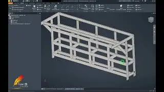 Diseño de plano para sistema estructura de máquina para inspección en #autodesk #inventor