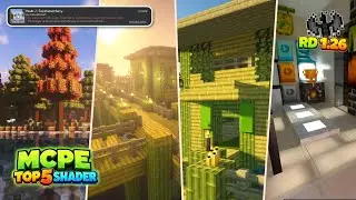 TOP 5 BEST LIGHTWEIGHT REALISTIC MCPE 1.26+ SHADERS | Minecraft PE Shaders like BSL Complementary...