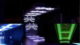 Unique club decoration with LED Pixel Wall
